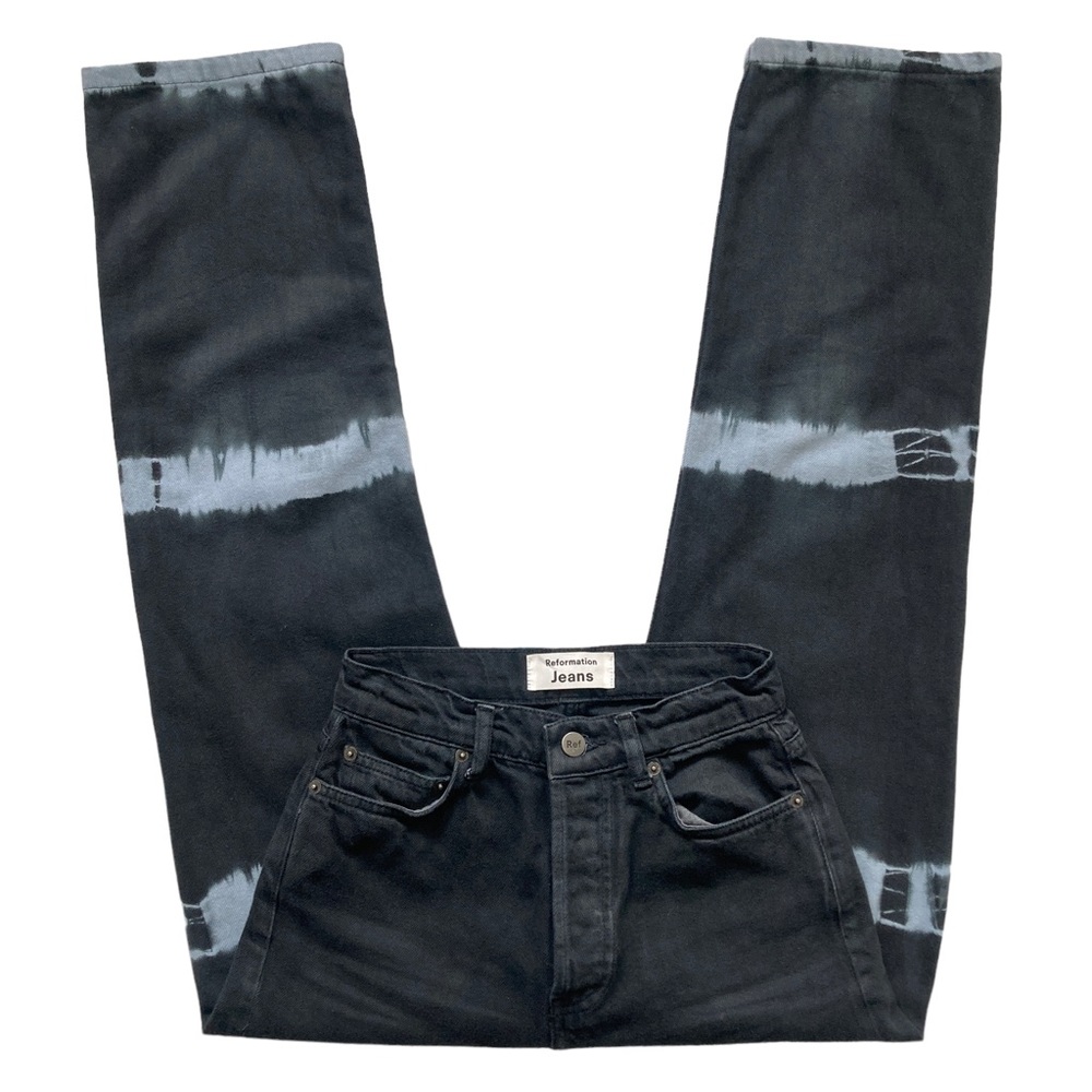 Reformation Cynthia Straight Leg Cloud Dye Jeans ☁️
